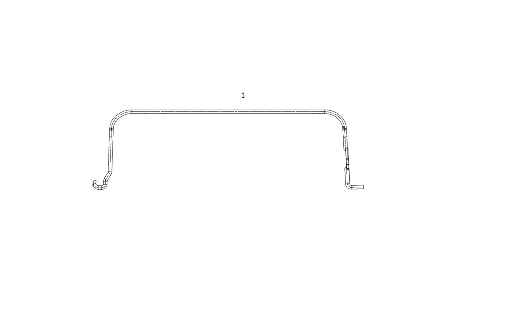 Control Bail Diagram and Parts List for 11A-A1S5345 2018 Yard Machines Lawn Mower